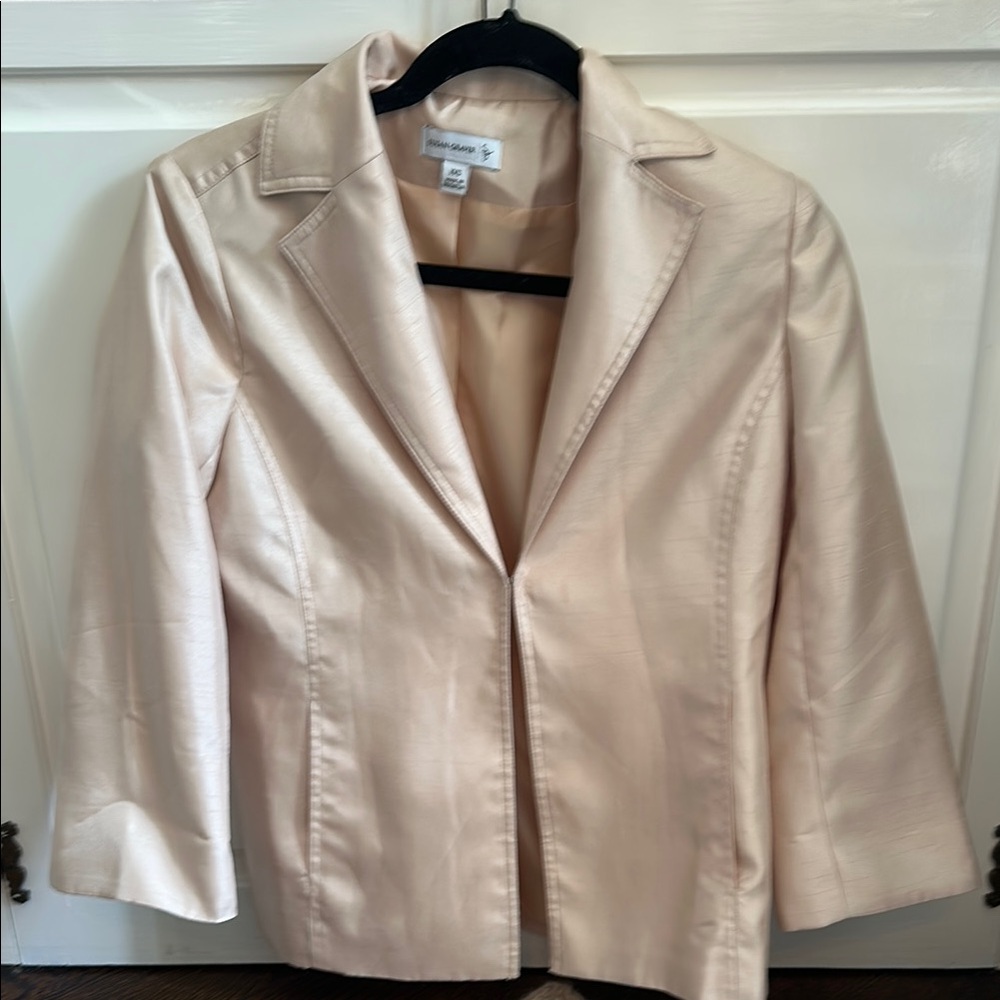Susan Graver buttercup  Tailored Blazer with Notched Lapels